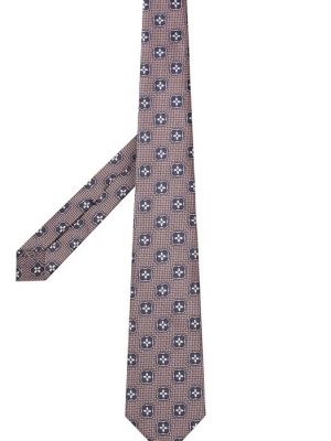 Шелковый галстук Ermenegildo Zegna розовый