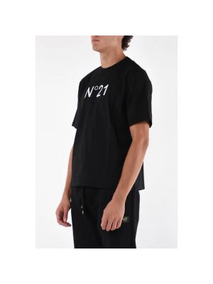 Camiseta de algodón Nº21 negro
