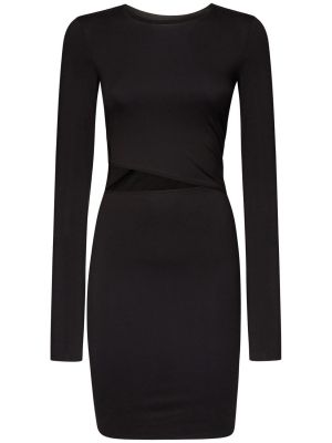 Drapované mini šaty jersey Wolford - černá