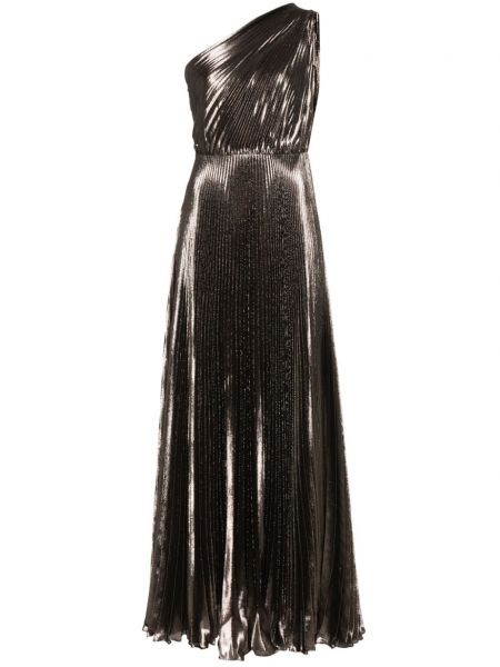 Sukienka wieczorowa plisowana Max Mara brązowa