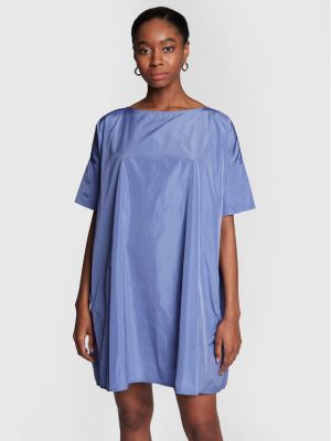 Voľné priliehavé šaty Liviana Conti modrá