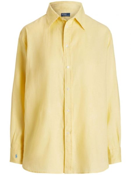 Pamučna polo majica s vezom s patentnim zatvaračem Polo Ralph Lauren