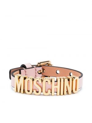 Leder armband Moschino