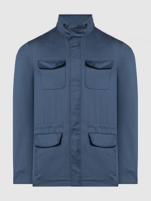 Вовняна куртка Enrico Mandelli синя