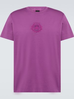 Džerzej bavlnené tričko Givenchy fialová