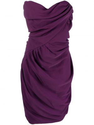 Koktejlkové šaty Vivienne Westwood fialová