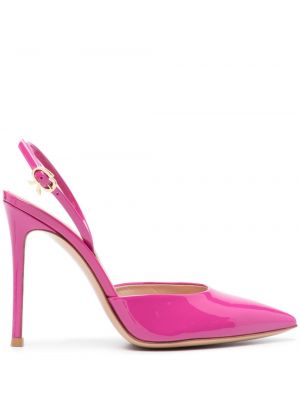 Полуотворени обувки Gianvito Rossi розово