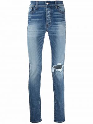 Skinny fit-jeans Amiri blå