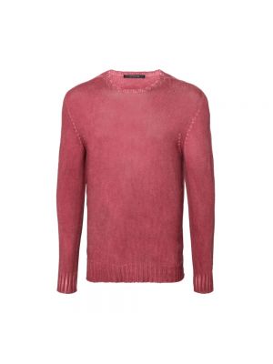 Sweter bawełniany Tagliatore różowy