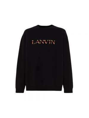 Bluza w geometryczne wzory Lanvin czarna