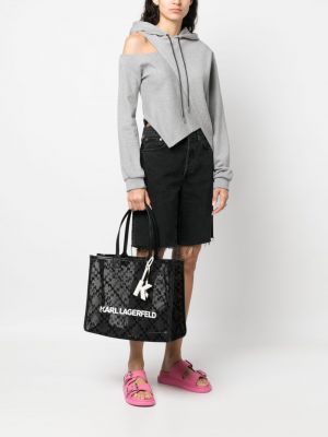 Shopperka z nadrukiem Karl Lagerfeld