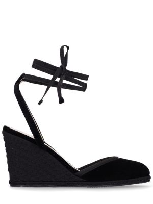 Pantofi de catifea Vibi Venezia negru