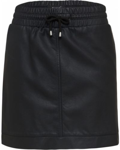 Kožená sukňa Sisters Point čierna