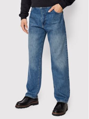 Jeans large Woodbird bleu