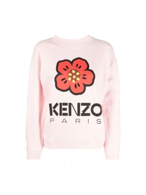 Bluza z długim rękawem Kenzo różowa