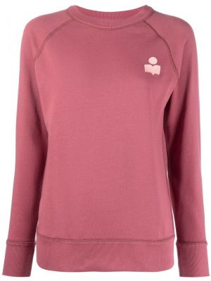 Trykt sweatshirt Isabel Marant étoile rosa