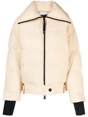 Giacca sci trapuntata Moncler Grenoble beige