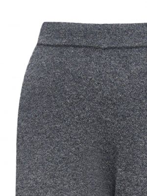 Kašmírové rovné kalhoty 12 Storeez šedé