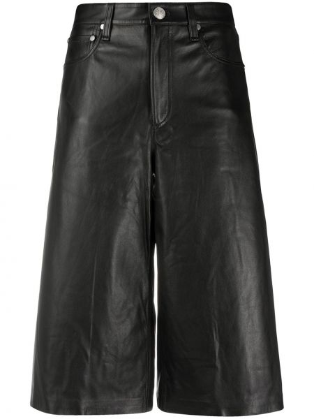 Pantalones culotte de cintura alta Rag & Bone negro