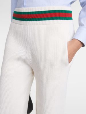 Pantaloni sport de lână Gucci