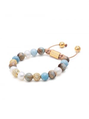Náramek s perlami s korálky Nialaya Jewelry