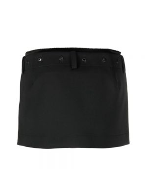 Mini falda Ssheena negro