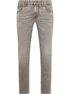 Jeans skinny slim Dolce & Gabbana gris