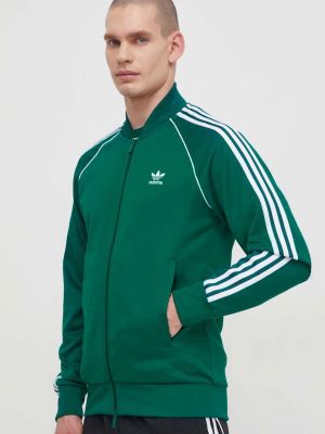 Суитчър с апликация Adidas Originals зелено