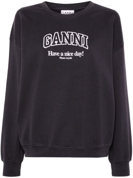 Sweatshirt Ganni grå