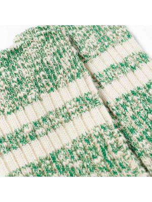 Носки в полоску Rototo зеленые