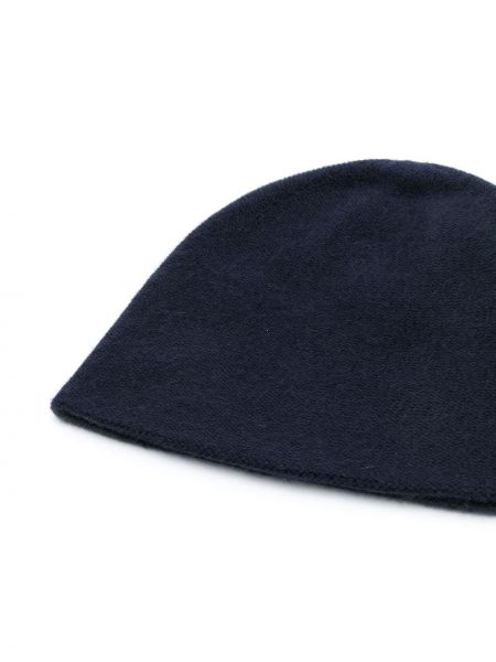 Dzianinowa czapka z kaszmiru N.peal niebieska