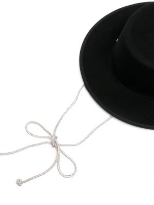 Sametový klobouk Helen Kaminski černý
