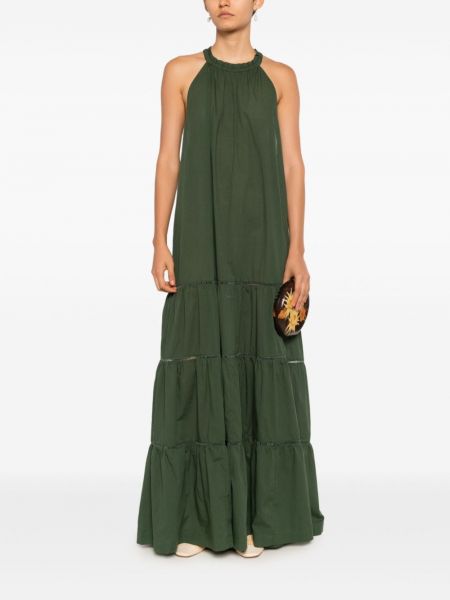 Medvilninis suknele Adriana Degreas žalia