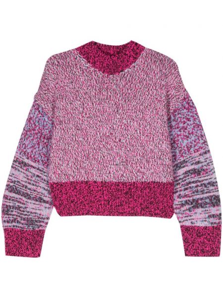 Pleteni džemper Loewe ružičasta