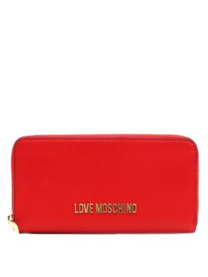 Красный кошелек Love Moschino