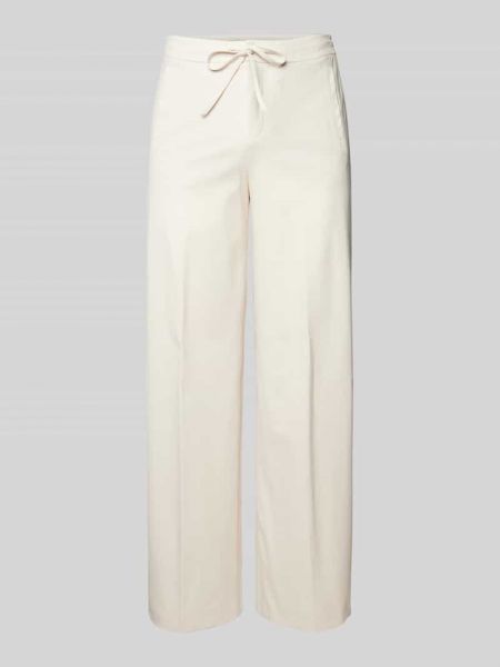 Spodnie w jednolitym kolorze Drykorn białe