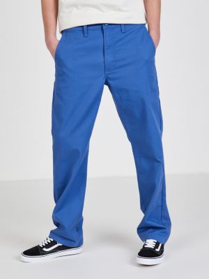 Pantaloni chino cu croială lejeră Vans albastru
