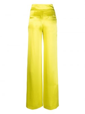 Proste spodnie Genny żółte