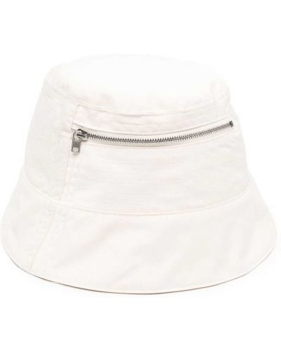 Памучна шапка Rick Owens Drkshdw бяло