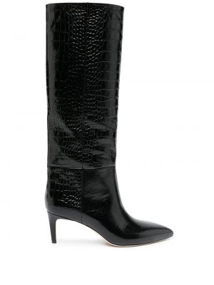 Bottes en cuir Paris Texas noir