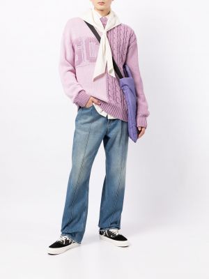 Jersey de punto de tela jersey Gcds violeta