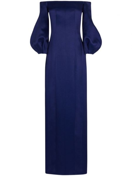 Ίσιο φόρεμα Galvan London μπλε