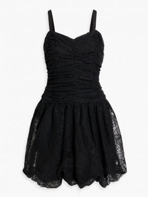 Кружевное платье мини Anna Sui черное