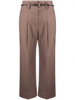 Pantalones bootcut Peserico marrón