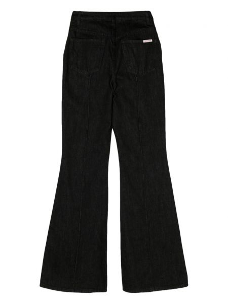 Jeans bootcut large Self-portrait noir