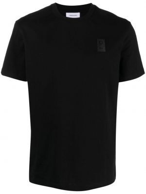 Bavlněné tričko Ferragamo černé