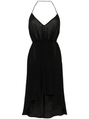 Ασύμμετρη φόρεμα Caravana μαύρο