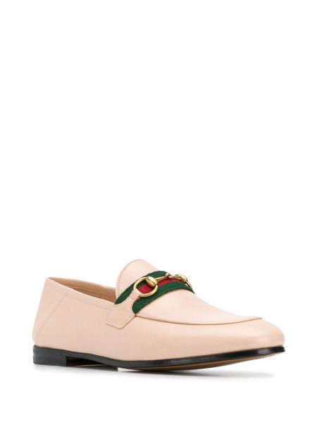 Loafers Gucci beżowe