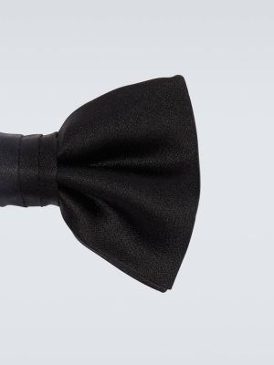 Hedvábná kravata Valentino Garavani černá