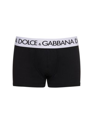 Bavlněné boxerky Dolce & Gabbana bílé